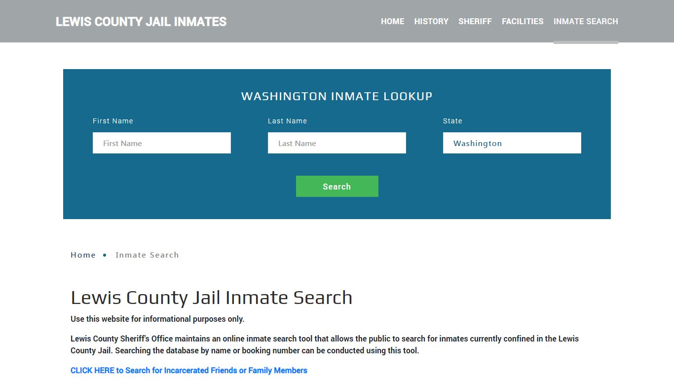 Lewis County, WA Detainee Lookup